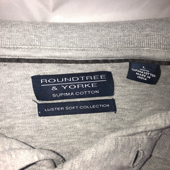RoundTree Yorke Men’s Polo Size Large - Picture 2 of 2
